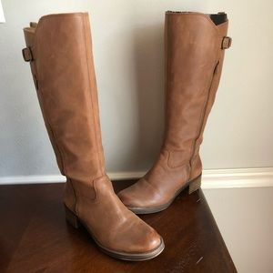 Lucky Brand Hillow Leather Riding Boots 9.5